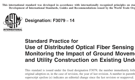 fiber optic sensing monitors impact of ground movement